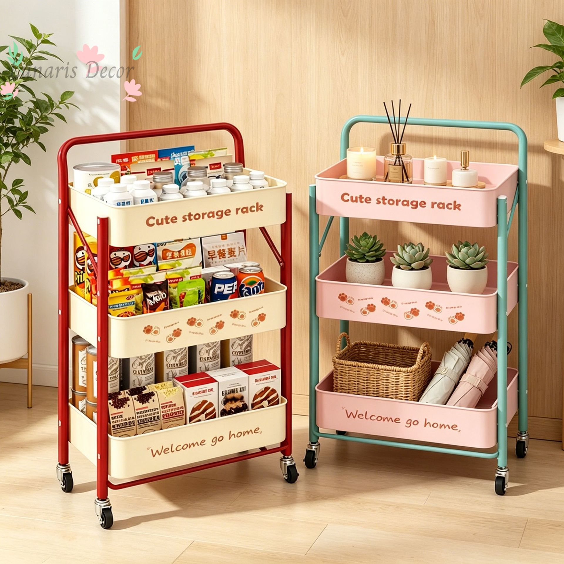 Food Snacks Pictures - รถเข็นขนาดเล็ก, ชั้นวางขนม, ชั้นวางหนังสือแบบตั้งพื้น, ชั้นวางหนังสือภาพแบบพับได้หลายชั้น และที่เก็บของเล่น