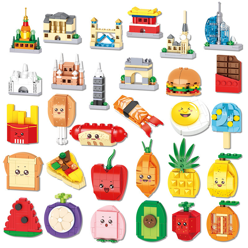 Food And Snacks Ideas - 10in1 น่ารักสถาปัตยกรรม Street View อาหาร Fries