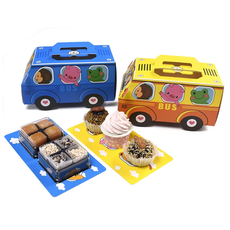 6PCS ของขวัญกล่องบรรจุภัณฑ์เค้ - Food Snacks For Kids Party บทวิจารณ์และราคา