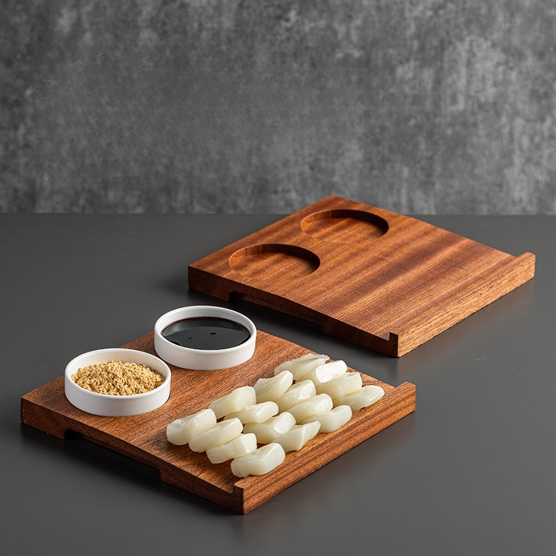 ถาดไม้เค้กข้าวอาหารเย็นสไตล์เก - Korean Food Snacks บทวิจารณ์และราคา