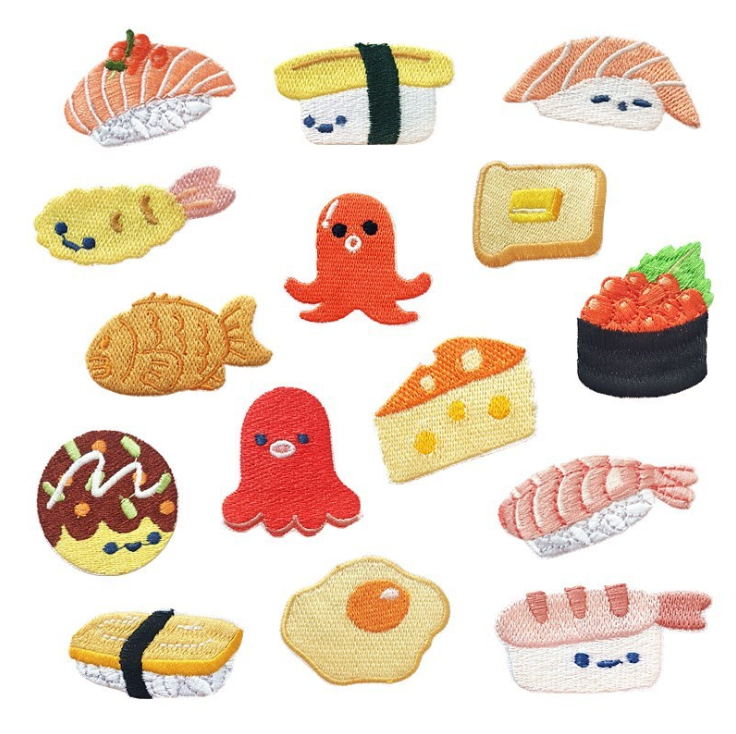 แพทช์ปักลายอาหารยอดนิยม 10 ชิ้ - Food Snacks Pictures บทวิจารณ์และราคา