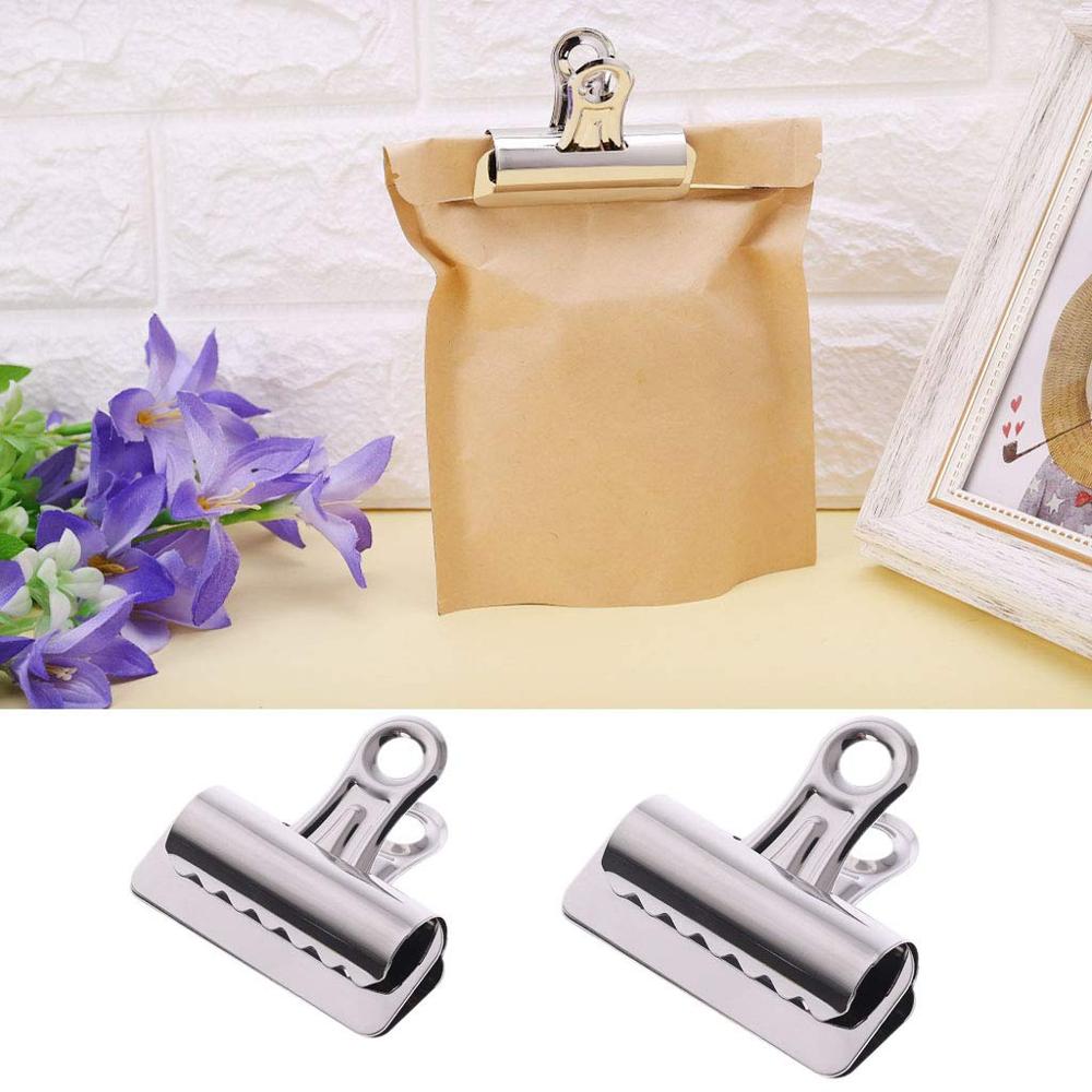 Bulldog โลหะชิปคลิป Clamps สำห - Food Snacks Pictures บทวิจารณ์และราคา