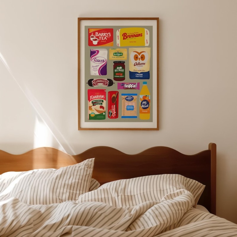 ภาพวาดบนผ้าใบลายการ์ตูนอาหารไอ - Food Snacks Pictures บทวิจารณ์และราคา