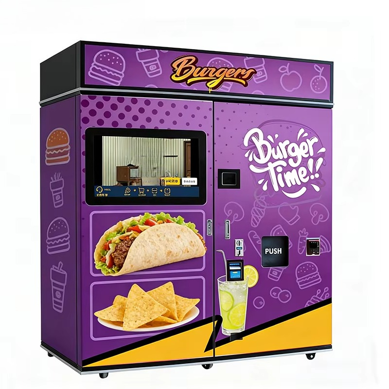 เครื่องจำหน่ายอาหารจานด่วนอัตโ - Food Snacks In Usa บทวิจารณ์และราคา