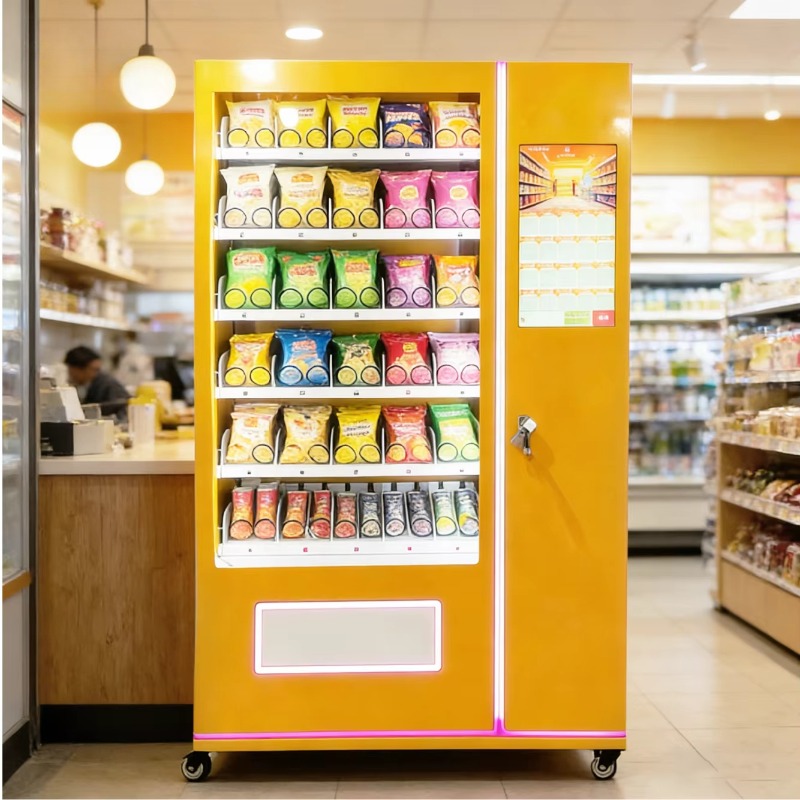 ตู้จำหน่ายขนมขบเคี้ยวอัตโนมัติ - Food Snacks In Usa บทวิจารณ์และราคา