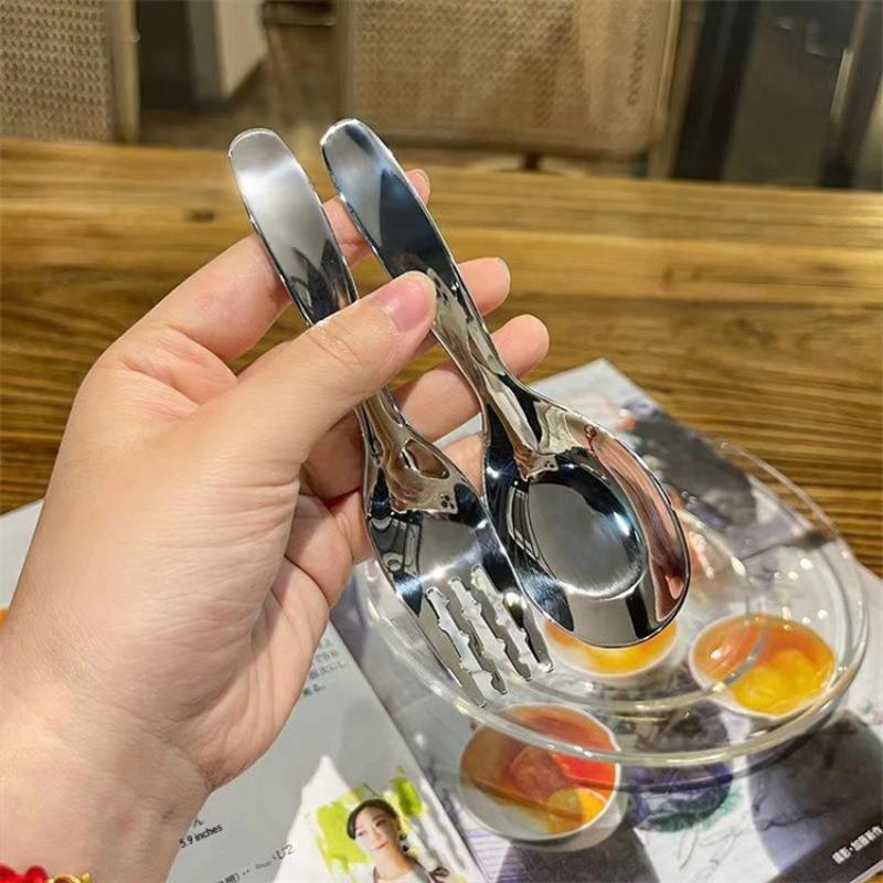 ชุดช้อนส้อมสแตนเลสขนาดกะทัดรัด - Food And Snacks Ideas บทวิจารณ์และราคา